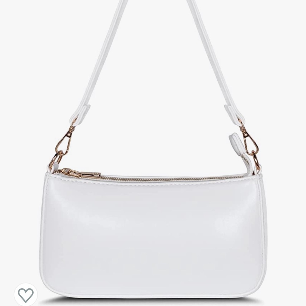 White shoulder bag